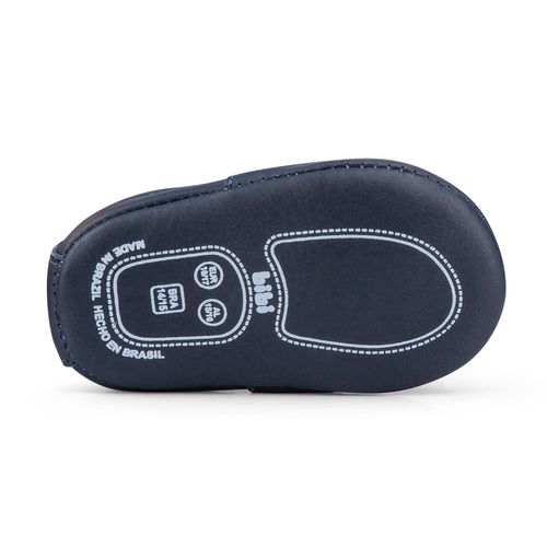 Sapatinho Infantil Bibi Masculino First Personalizado Naval