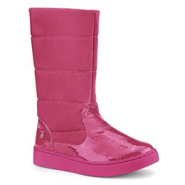 Bota Infantil Feminina Bibi Urban Boots Rosa com Verniz Drop 1049107