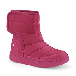 Bota Infantil Feminina Bibi Urban Boots Rosa com Velcro Drop 1049113