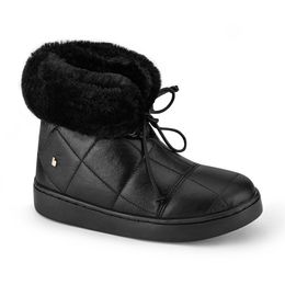 Bota Infantil Feminina Bibi Urban Boots Preta com Pelo Drop 1049118