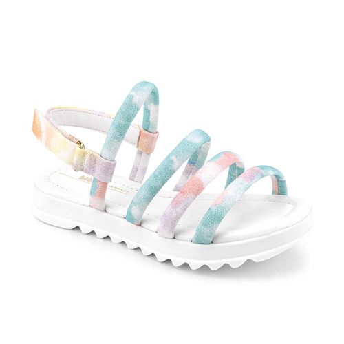 Sandália Infantil Feminina Bibi Flat Form II Aquarela 1198035