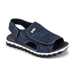 Sandália Infantil Masculina Bibi Summer Roller Sport Azul Estampa Jeans 1103173