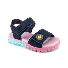 Sandália de Luz Infantil Feminina Bibi Summer Roller Light Azul 1193017