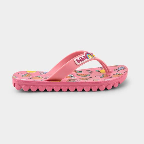 Chinelo Infantil Bibi Sun Rosa Estampa Sonhos de Verão