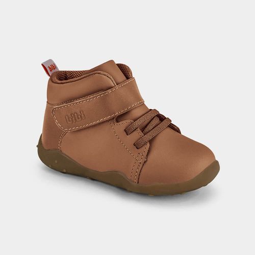 Abotinado Infantil Bibi Fisioflex Originals Marrom