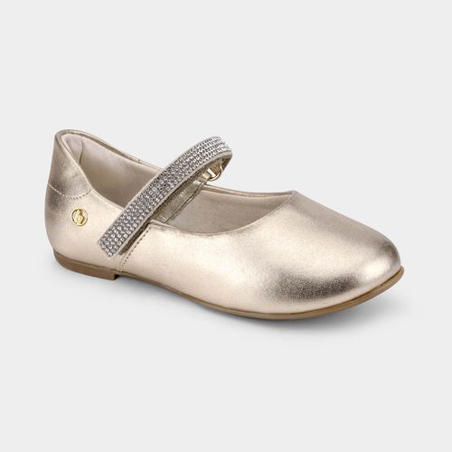 Sapatilha Infantil Bibi Ballerina Kids Dourada