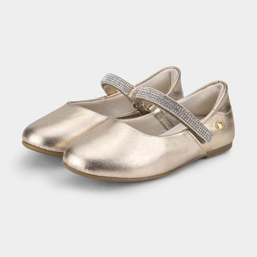 Sapatilha Infantil Bibi Ballerina Kids Dourada