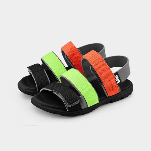 Papete Infantil Bibi Basic Sandals Mini Preta Colorida 1101201