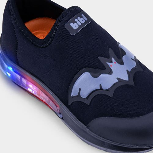 Tênis Infantil de Luz Bibi Space Wave 3.0 Preto de Morcego