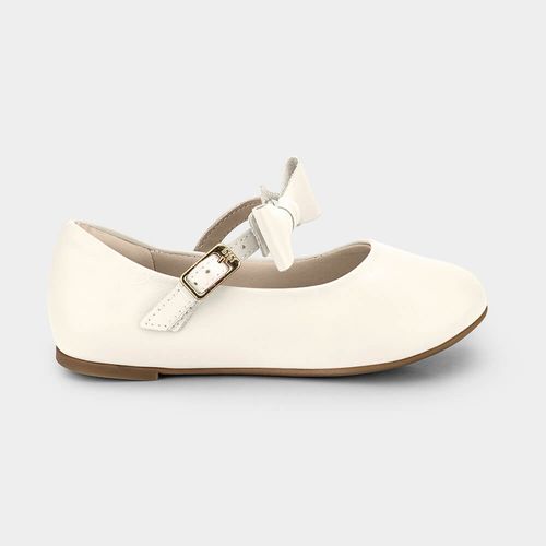 Sapatilha Infantil Bibi Ballerina Mini Bege com Laço