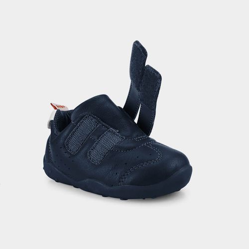 Tênis Infantil Bibi Fisioflex Originals Azul de Couro