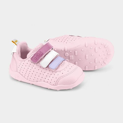 Tênis Infantil Bibi Fisioflex Originals Rosa com Tira Colorida