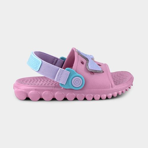 Chinelo Infantil Bibi Sun Slide Rosa de Sereia