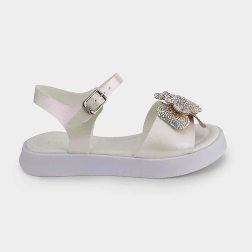 Sandália Infantil Bibi Plataforma Branca