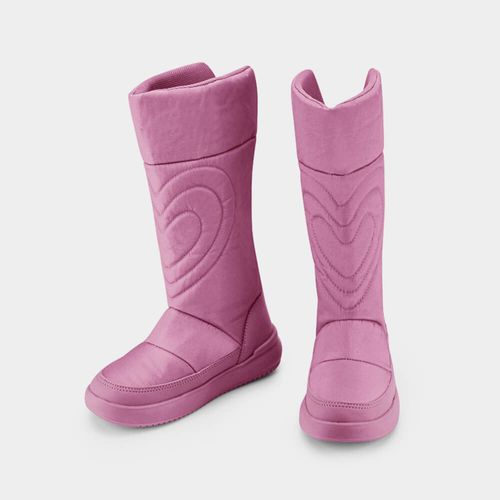 Bota Infantil Cano Longo Bibi Urban Kids Drop Rosa