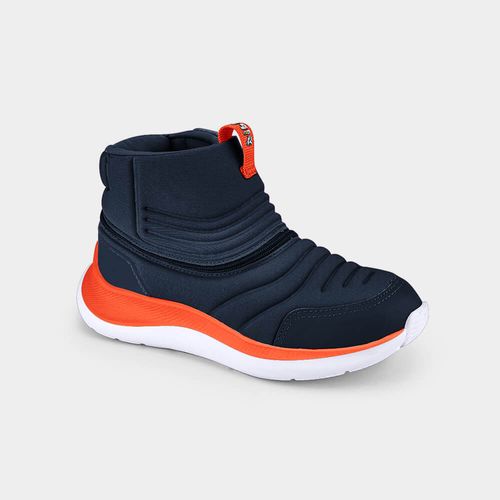 Bota Infantil Bibi Para Todos Azul e Laranja 1177009