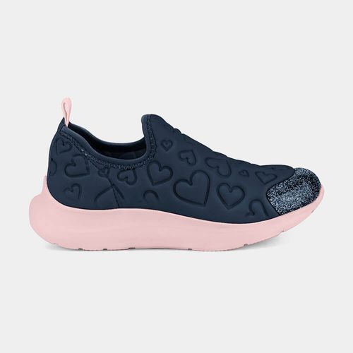 Tênis Infantil Bibi Action Azul Marinho de Coração