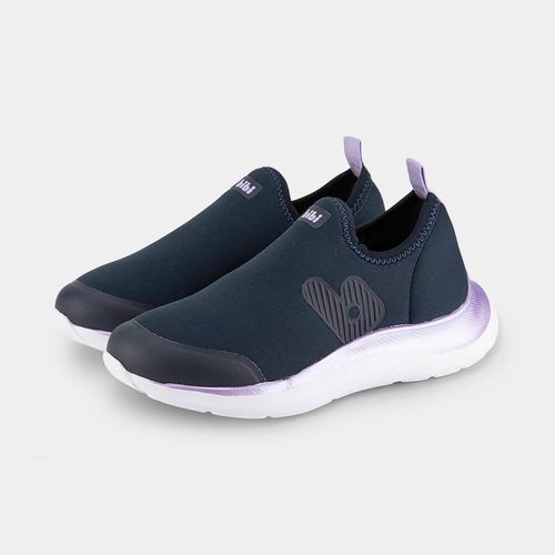 Tênis Infantil Bibi Action Azul com Lilás
