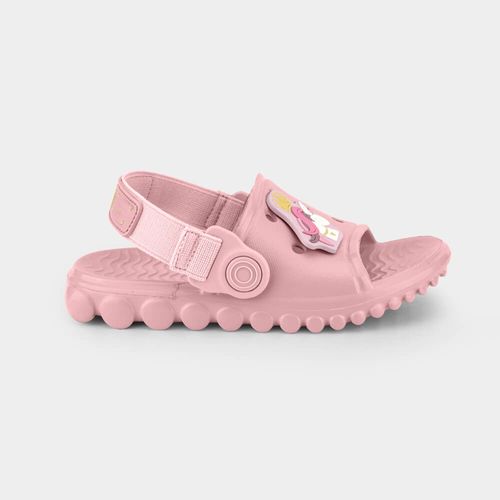 Chinelo Infantil Bibi Sun Slide Rosa de Unicórnio