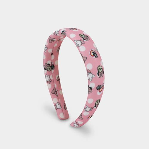 Tiara Infantil Bibi da Minnie Preta com Rosa