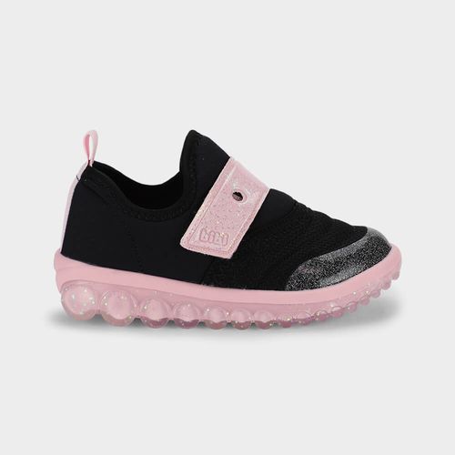 Tênis Infantil Bibi Roller 2.0 Preto com Rosa