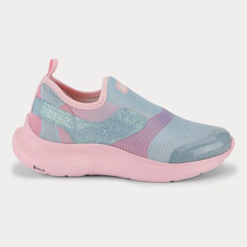 Tênis Infantil Bibi Action Rosa com Azul Claro