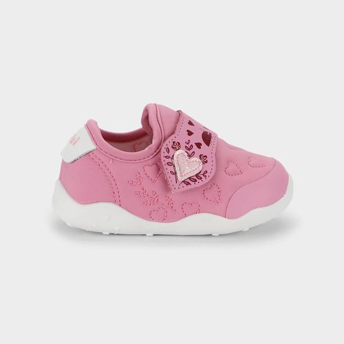 Tênis Infantil Bibi Fisioflex Originals Rosa de Coração