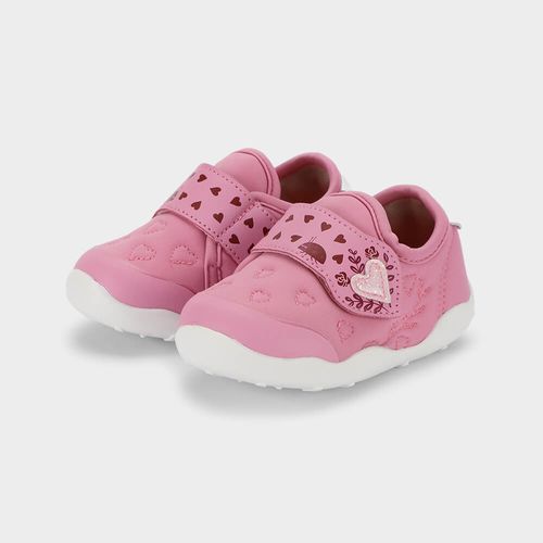 Tênis Infantil Bibi Fisioflex Originals Rosa de Coração