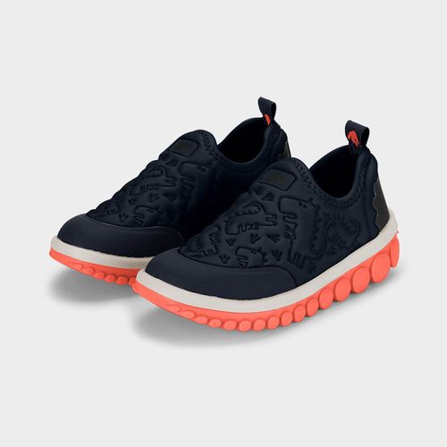 Tênis Infantil Bibi Roller 2.0 Azul Marinho e Fire de Dino