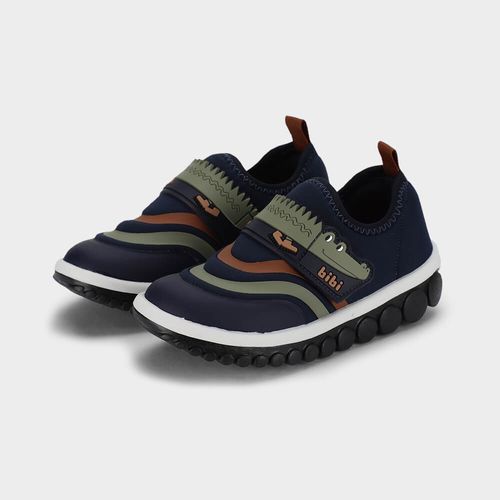 Tênis Infantil Bibi Roller 2.0 Azul Marinho de Jacaré