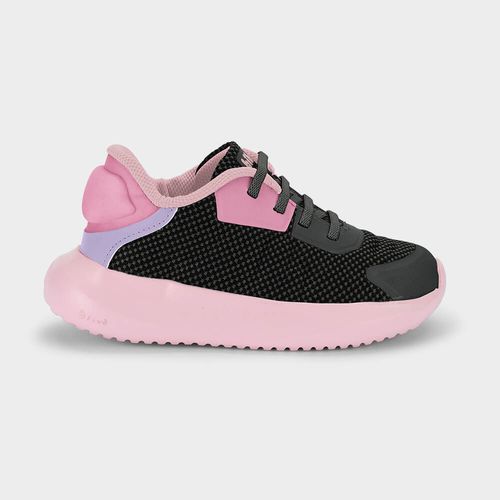 Tênis Infantil Bibi Flash Preto com Rosa