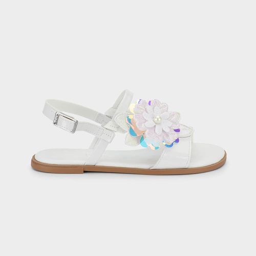 Sandália Infantil Bibi Shine Kids Branco