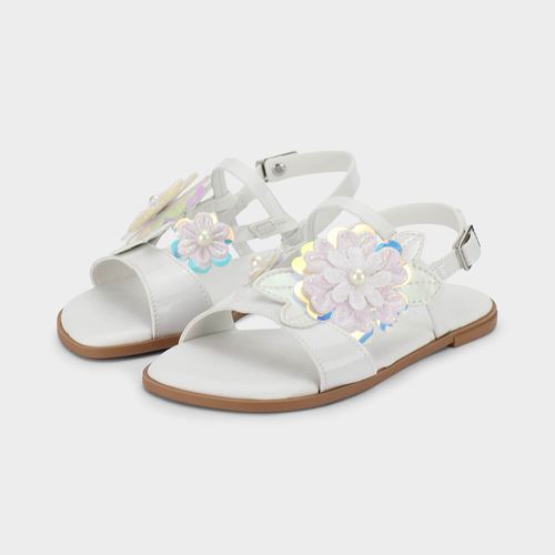 Sandália Infantil Bibi Shine Kids Branco