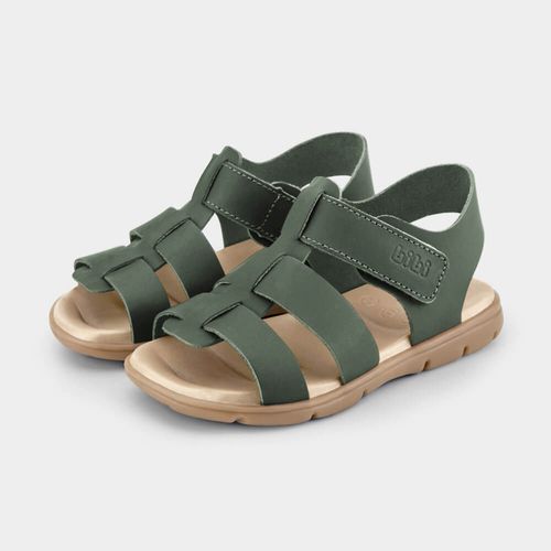 Sandália Infantil Bibi Basic Sandals Kids Verde Folha