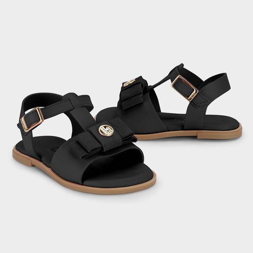 Sandália Infantil Bibi Shine Mini Preta de Tira