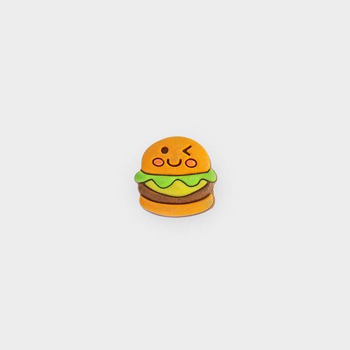 Acessório de Calçado Infantil Bibi Pin de Hamburguer