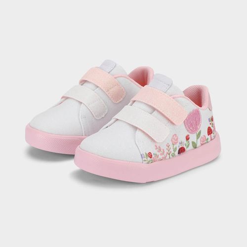 Tênis Infantil Bibi Agility Mini II Branca e Rosa