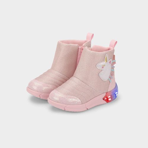 Bota Infantil Bibi Space Rosa de Unicórnio