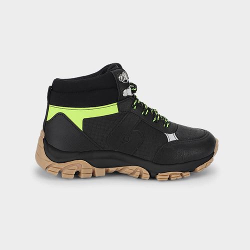 Abotinado Infantil Bibi Trail Preto