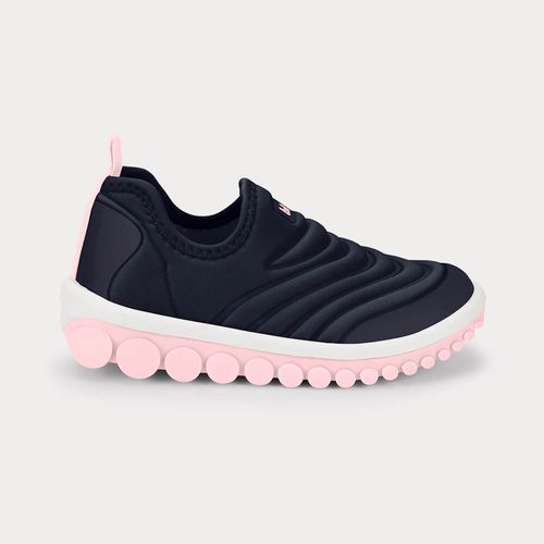 Tênis Infantil Bibi Roller 2.0 Azul Marinho com Rosa