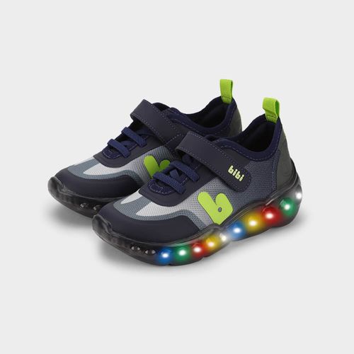 Tênis Infantil de Luz Bibi Roller Celebration 3.0 Azul