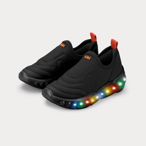 Tênis Infantil de Luz Bibi Roller Celebration 3.0 Preto