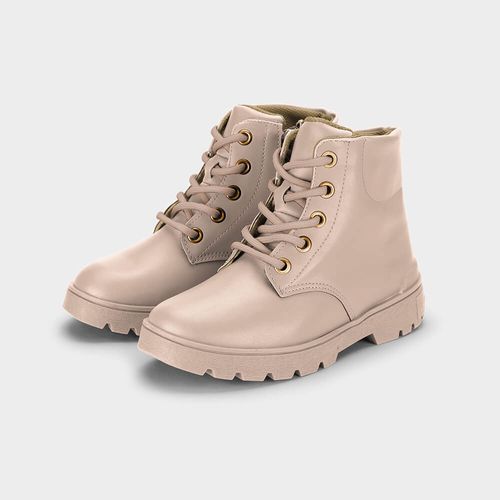 Bota Infantil Bibi Urban Coturno Bege