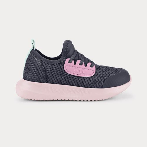 Tênis Infantil Bibi Flash Azul Marinho com Rosa