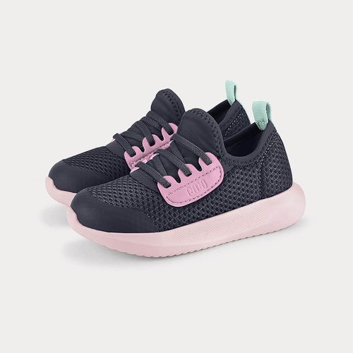 Tênis Infantil Bibi Flash Azul Marinho com Rosa