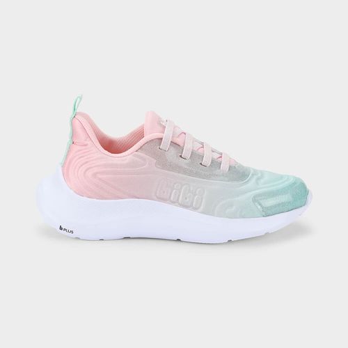 Tênis Infantil Bibi Action Rosa com Verde
