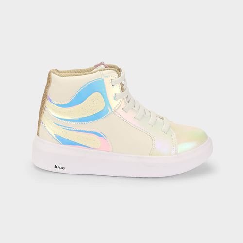 Abotinado Infantil Bibi Glam Branco Perolizado