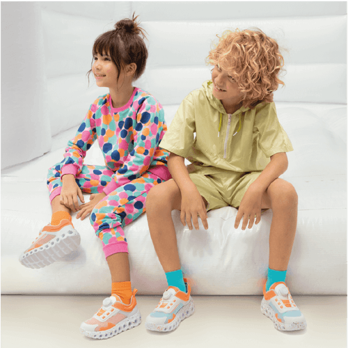 Tênis Infantil Bibi Roller Sport Branco com Laranja