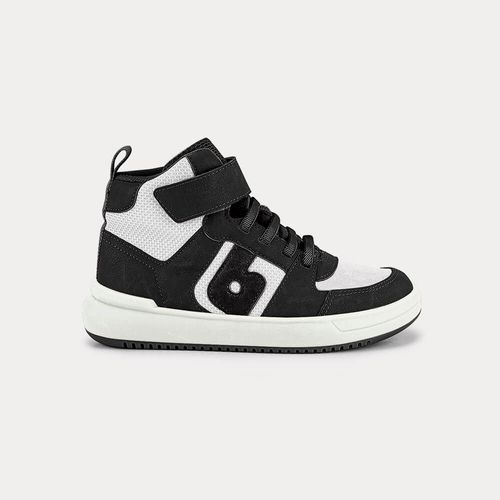 Abotinado Infantil Bibi B College Preto com Branco