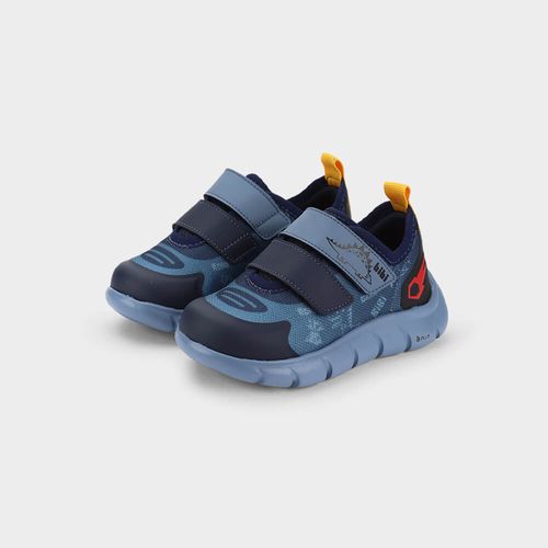 Tênis Infantil Bibi Energy Baby 2.0 Azul de Dinossauro
